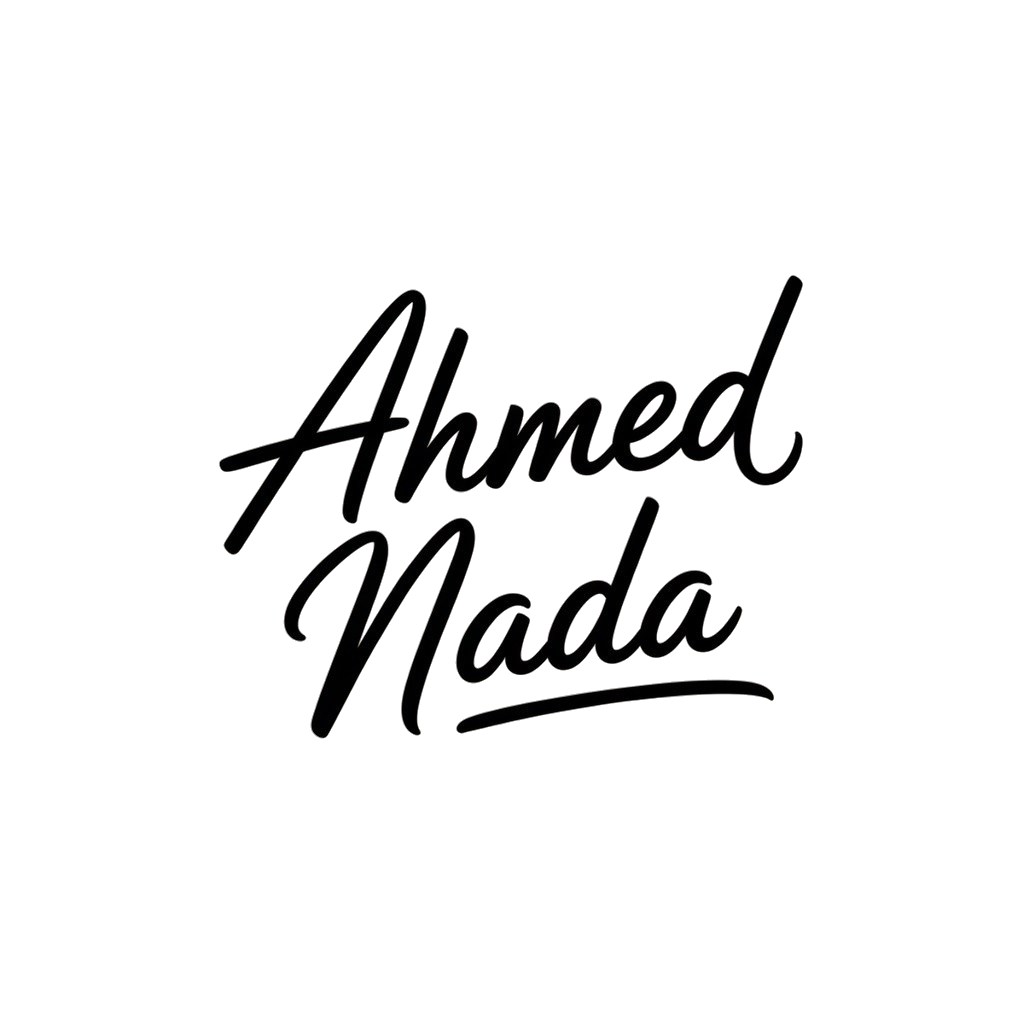 freepik give me the name ahmed nada in an elegant flowing 55003